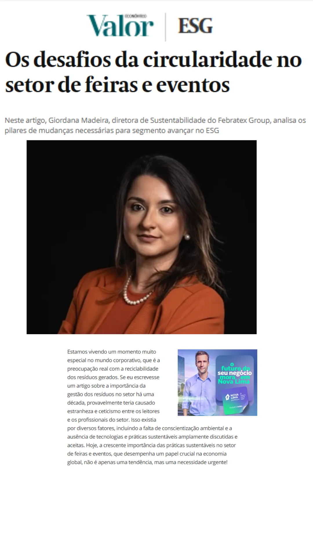 Os desafios da circularidade no setor de feiras e eventos